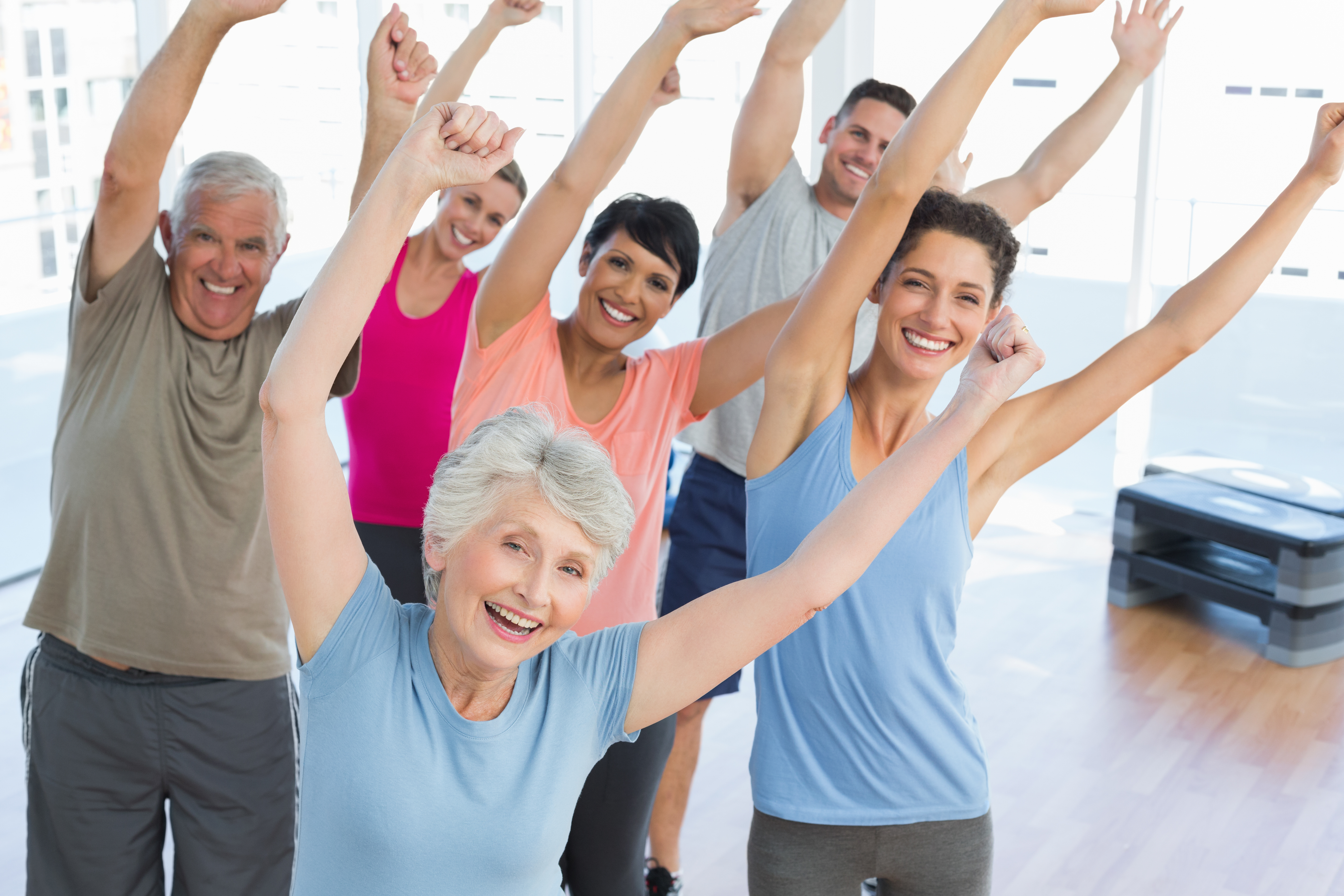 Elderly Exercise Class Mannacare